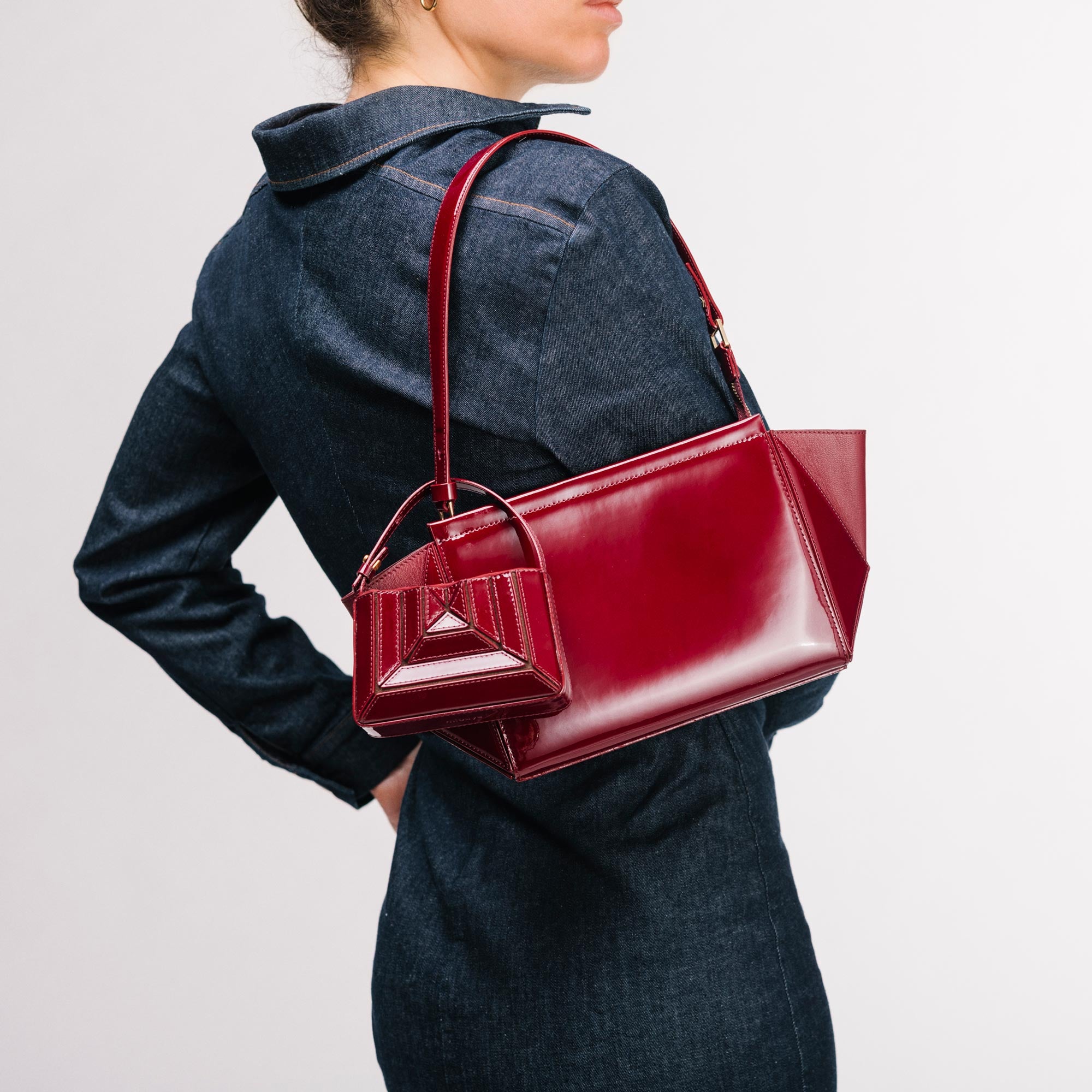 Sera Charm - Patent Bordeaux