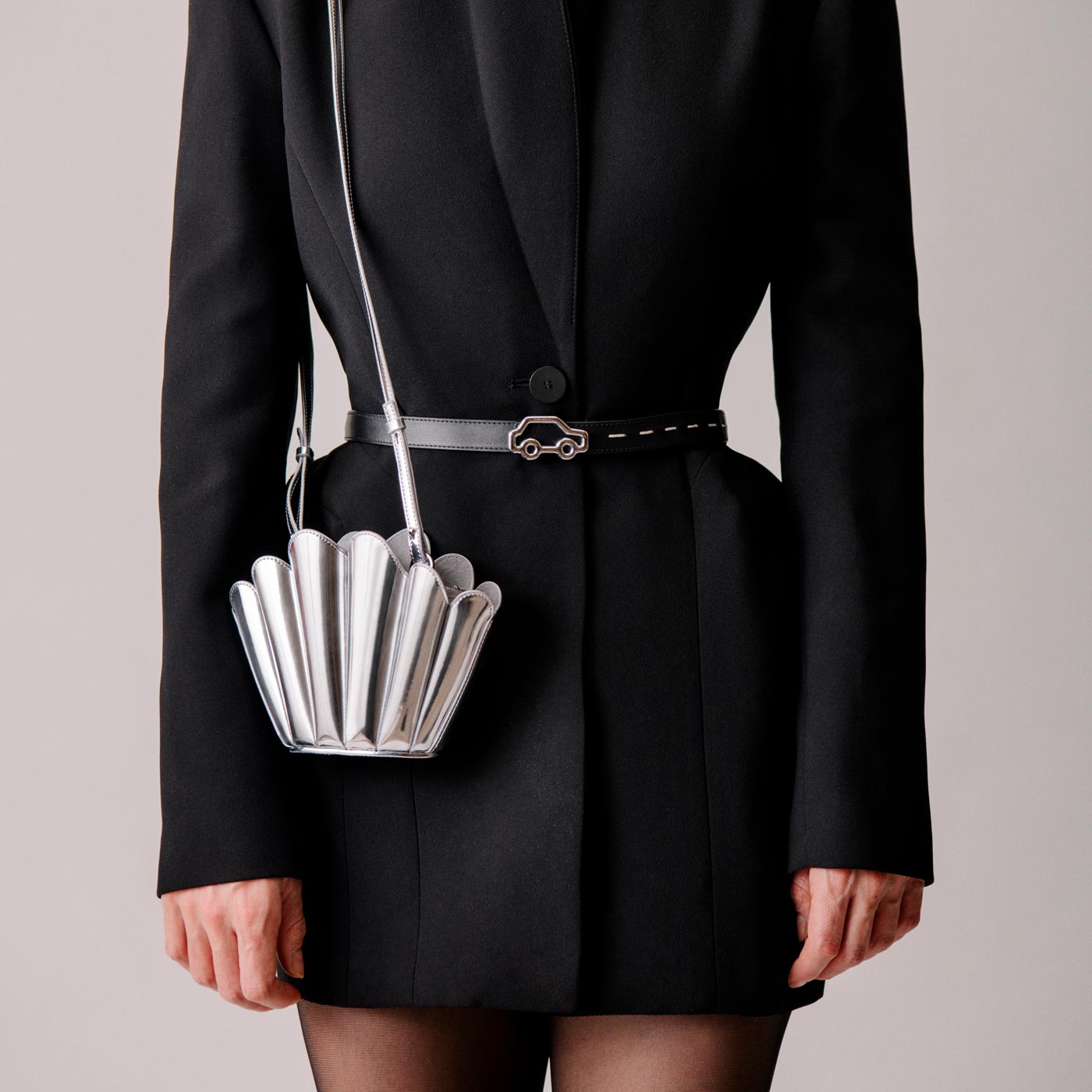 Micro Seashell - Patent Black