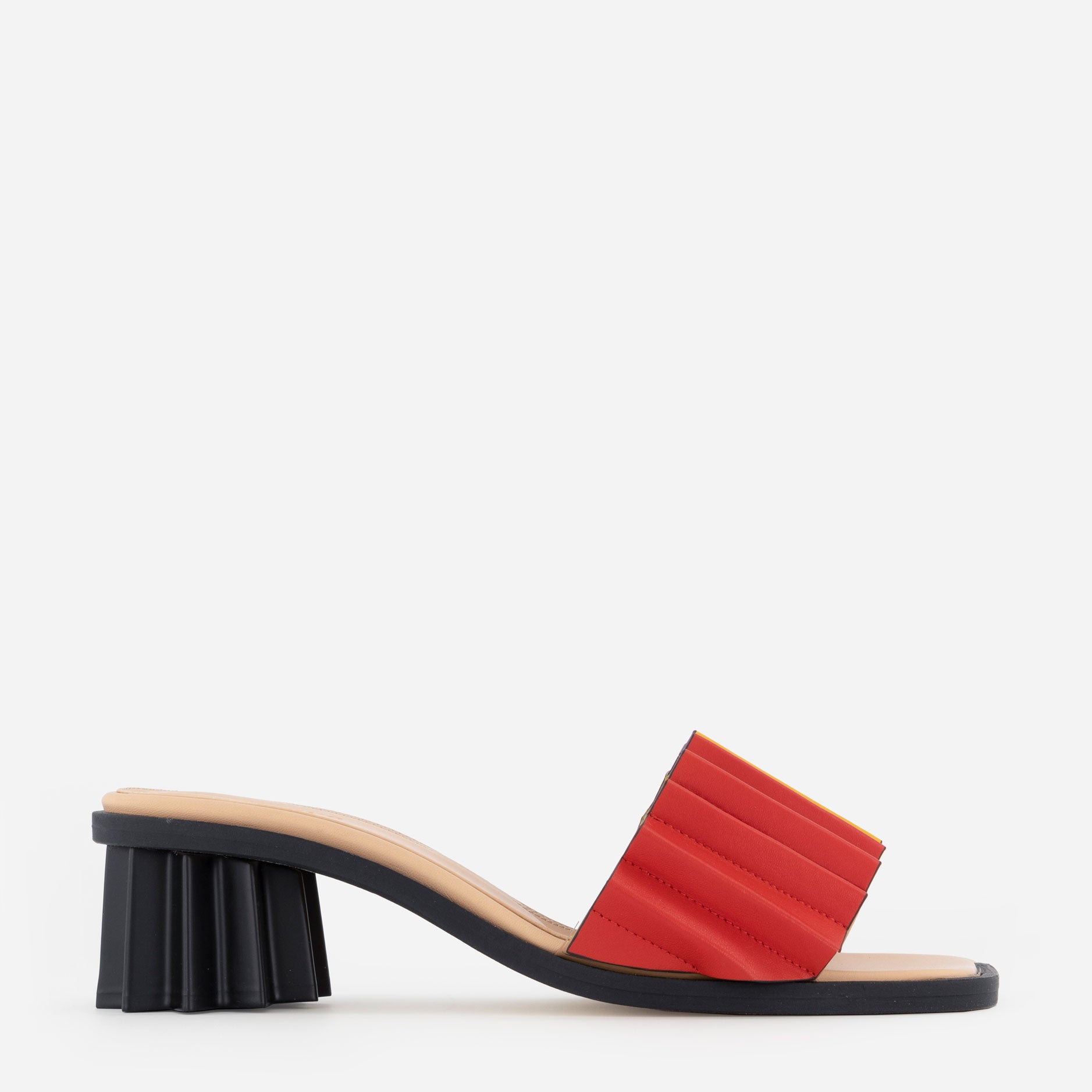 Louise Heeled Slide - Multicolor