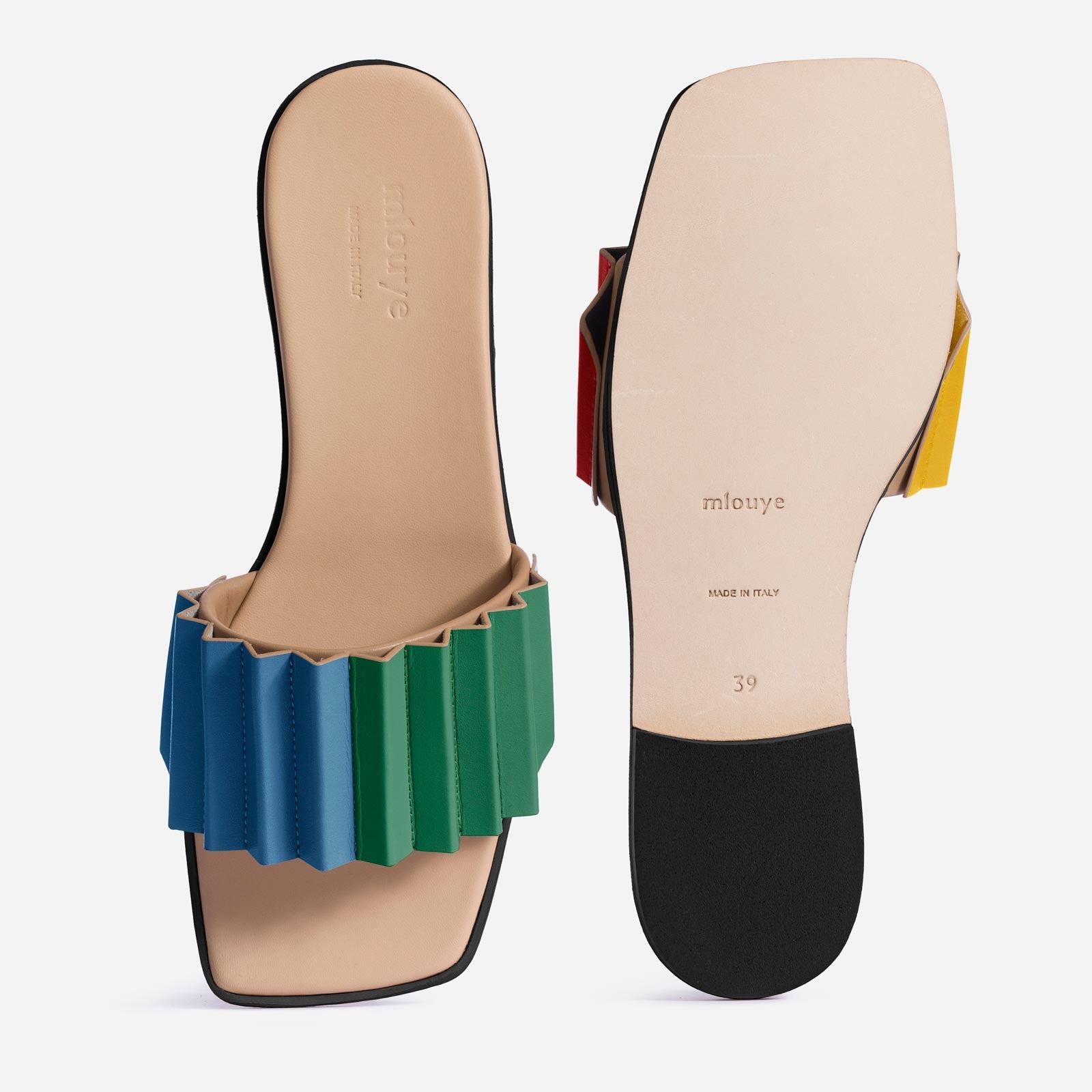 Louise Slide Sandal - Multicolor