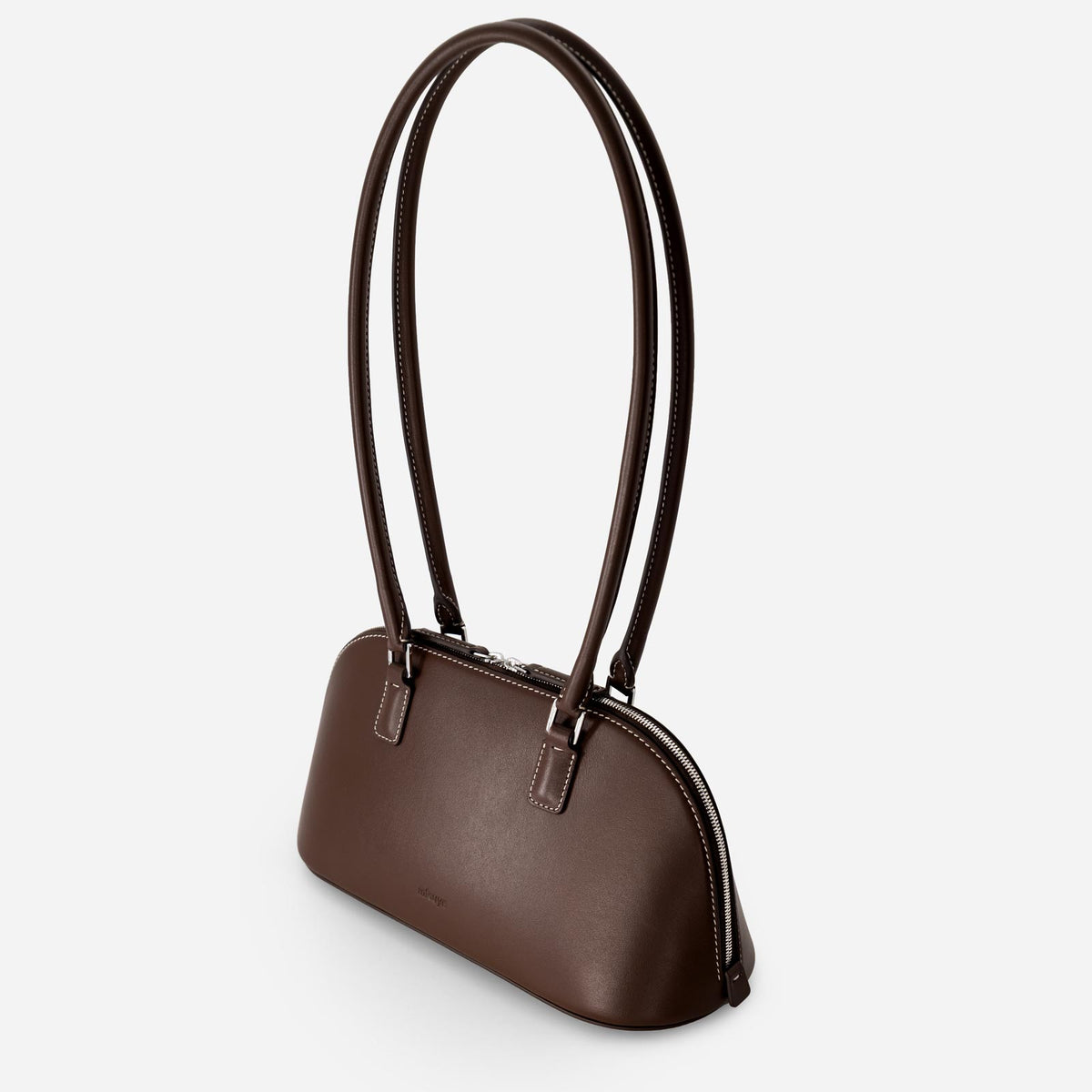 12 Canoe leather bag in Espresso