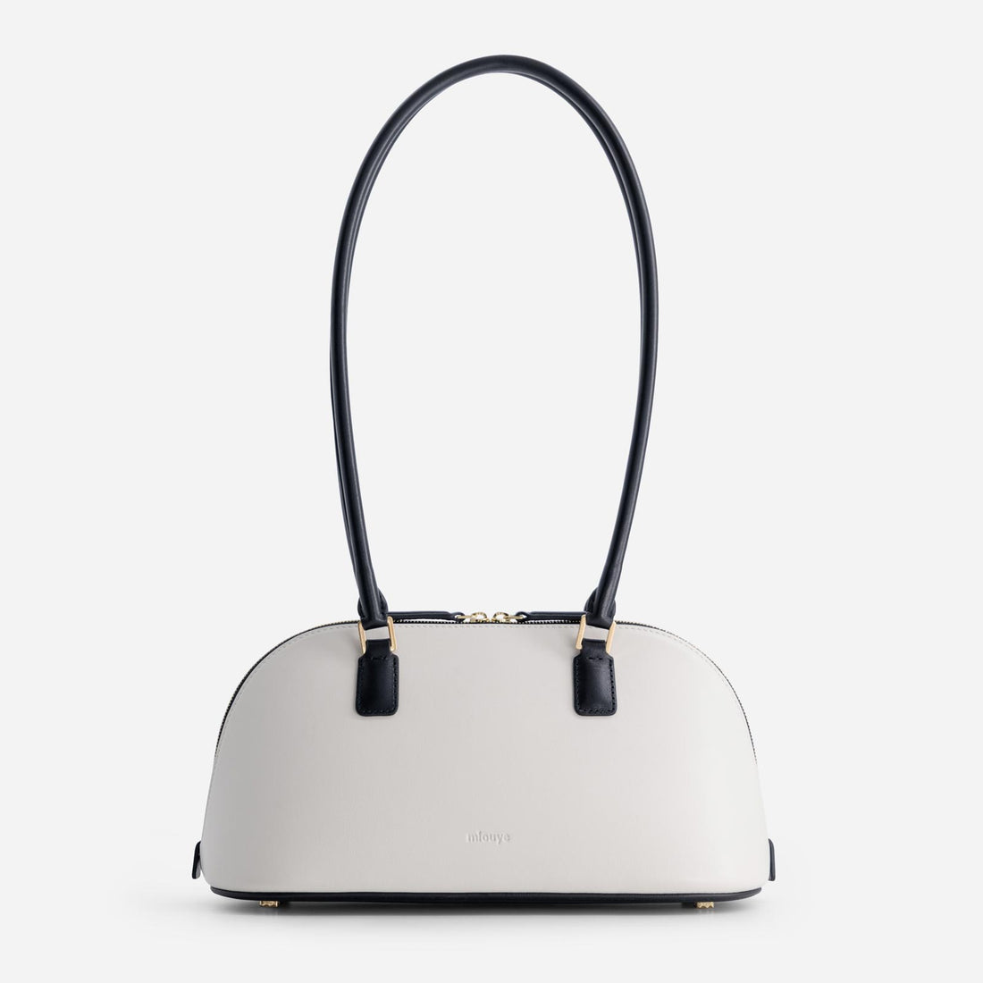 12 Canoe leather bag in Off White