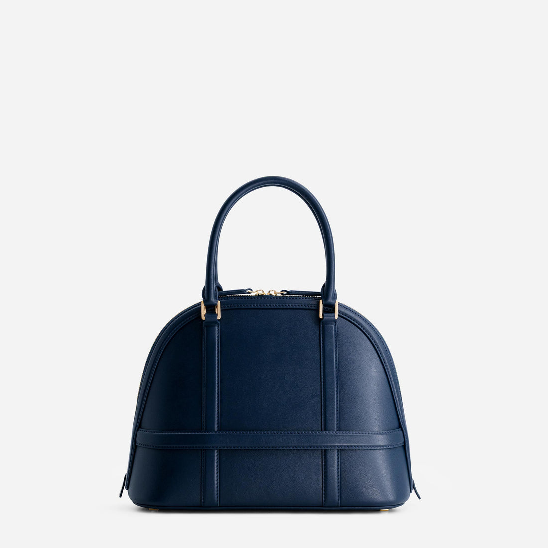 Model 12 leather bag in Navy