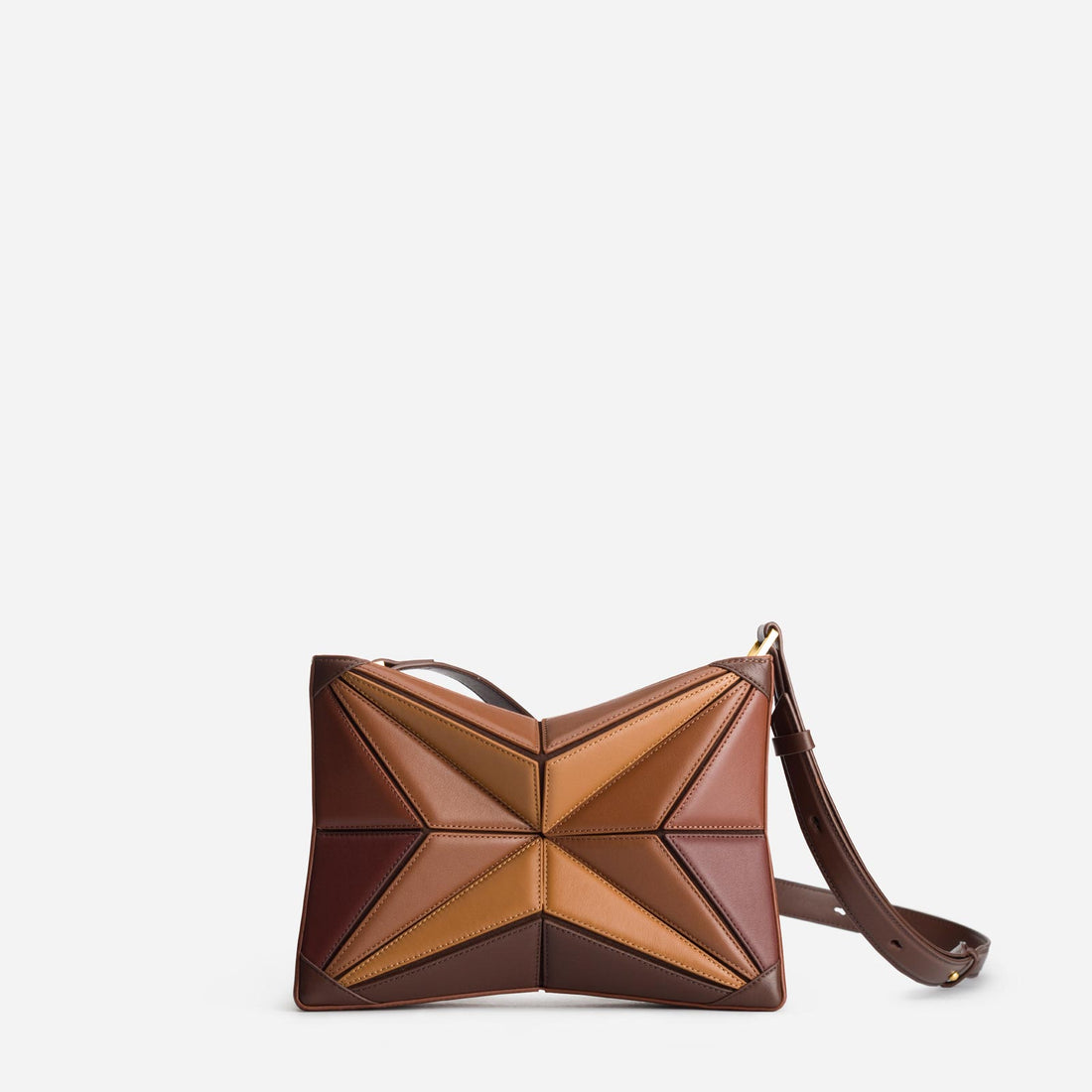 Atlas leather bag in Praline