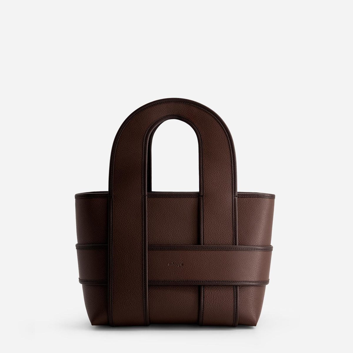 Checker Tote - Espresso