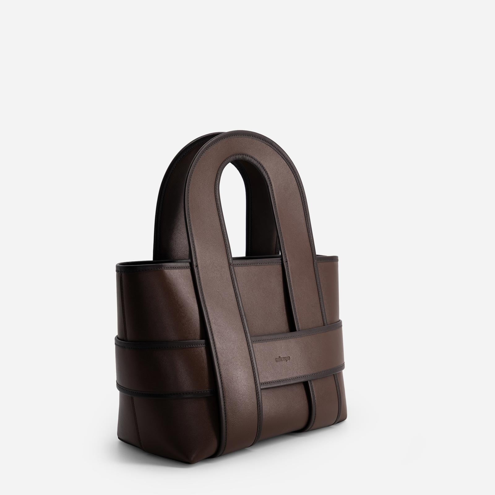 Checker Tote - Espresso