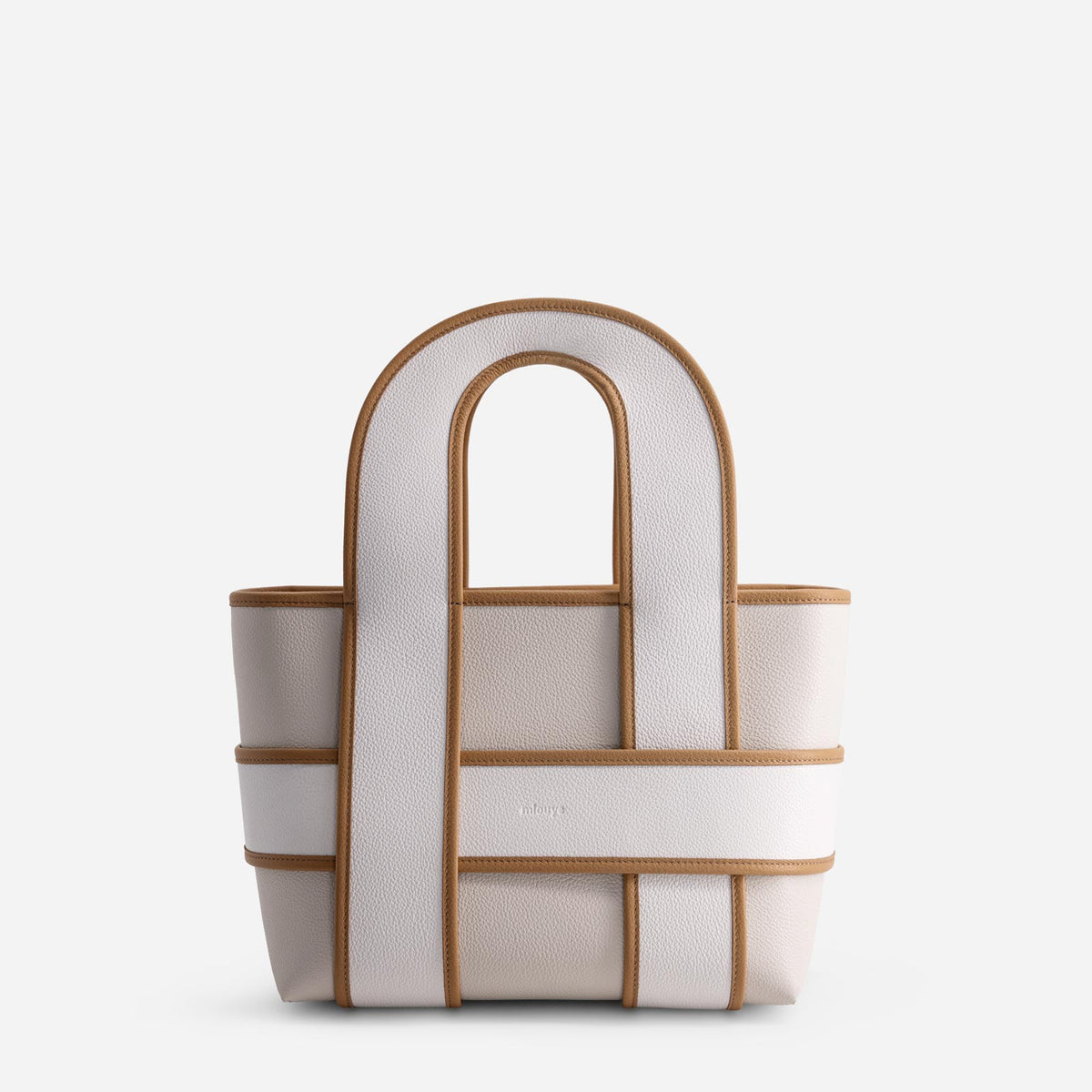 Checker Tote - Milky