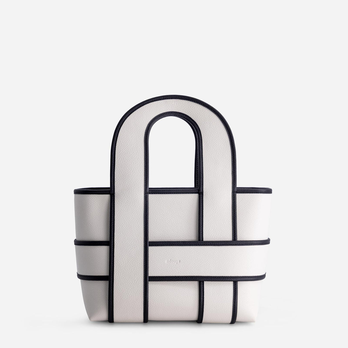 Checker Tote - Off White