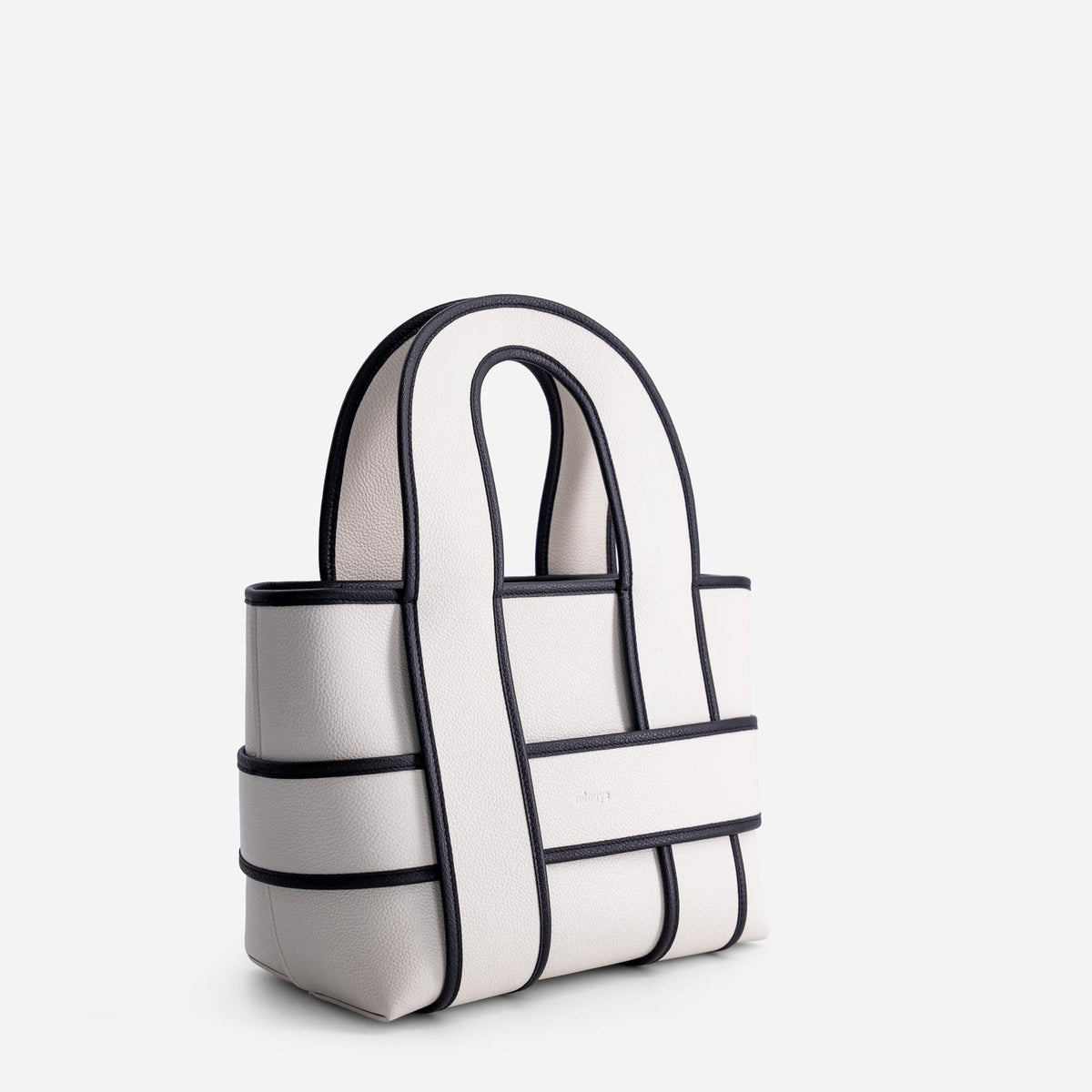 Checker Tote - Off White