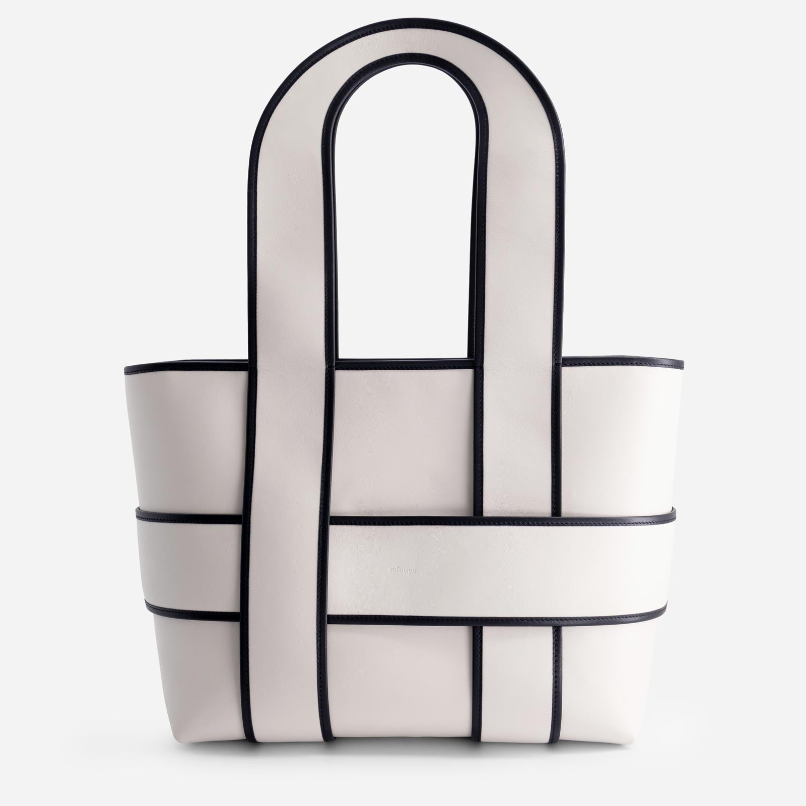 Checker Tote XL - Off White