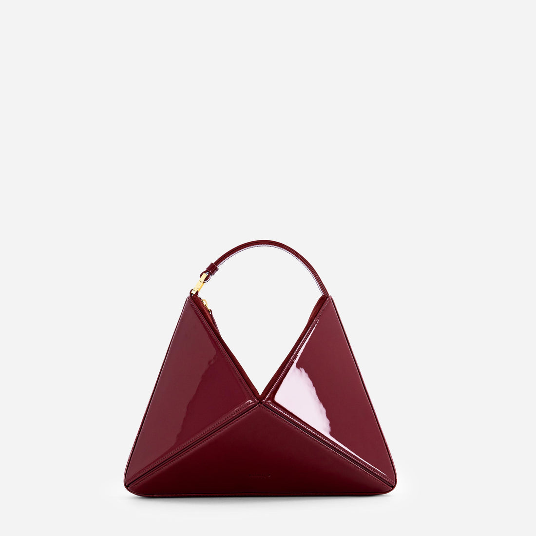Flex Bag in Patent Bordeaux