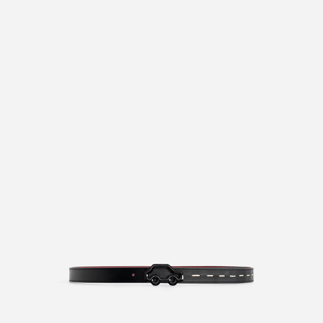 "Hit the Road" Belt in Black and Red