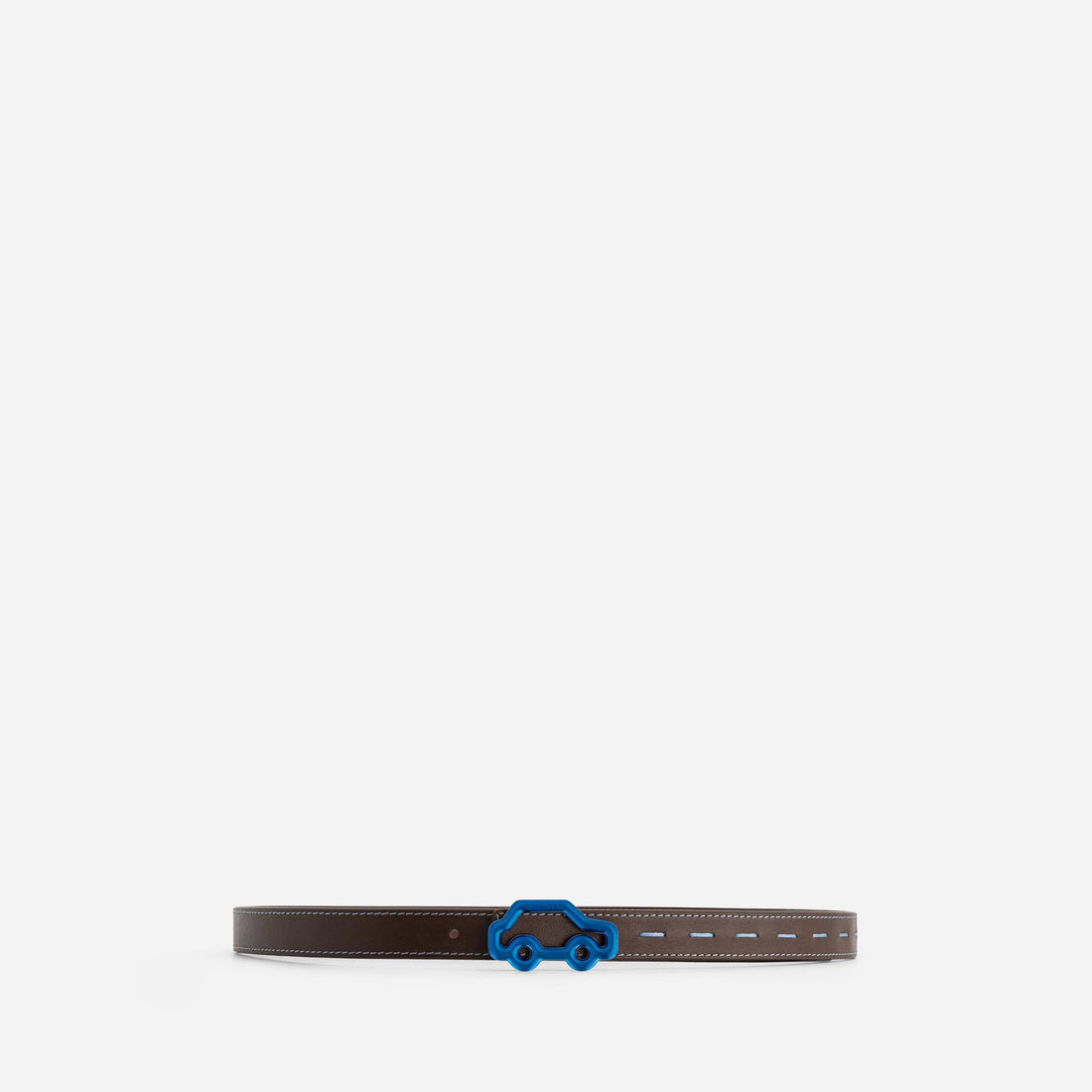 "Hit the Road" Belt in Espresso and Bordeaux