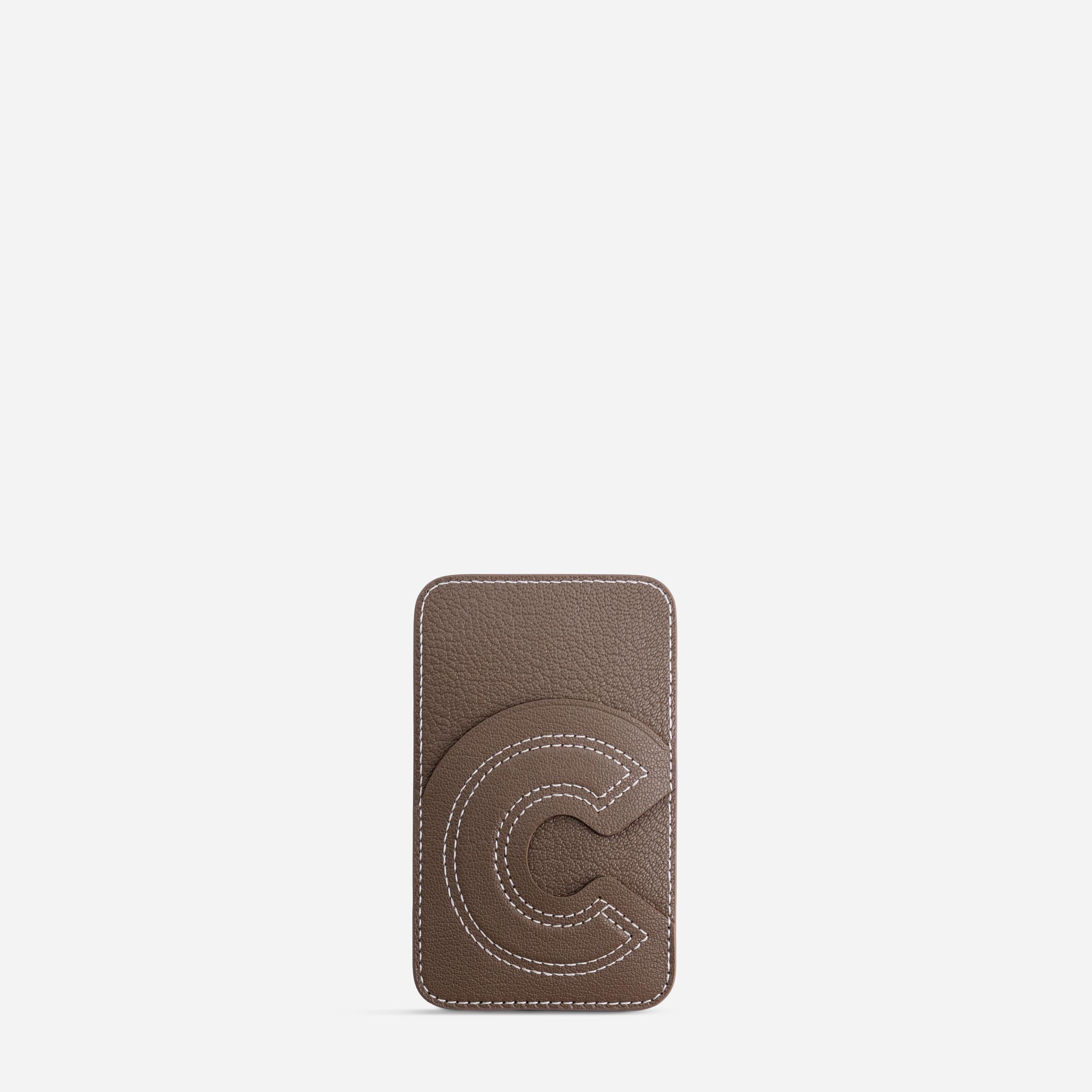 Cardholder C - Chèvre Etoupe