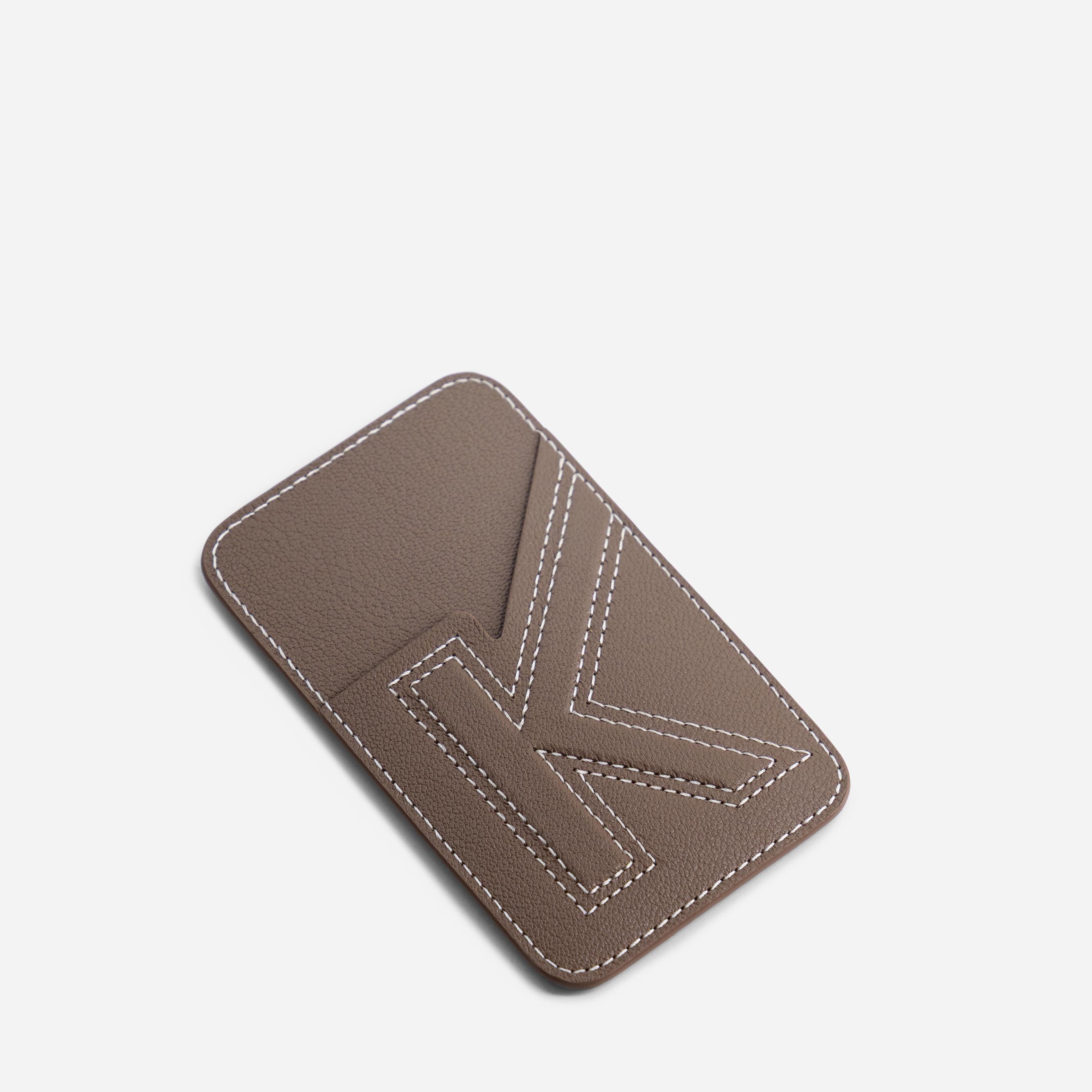 Cardholder K - Chèvre Etoupe
