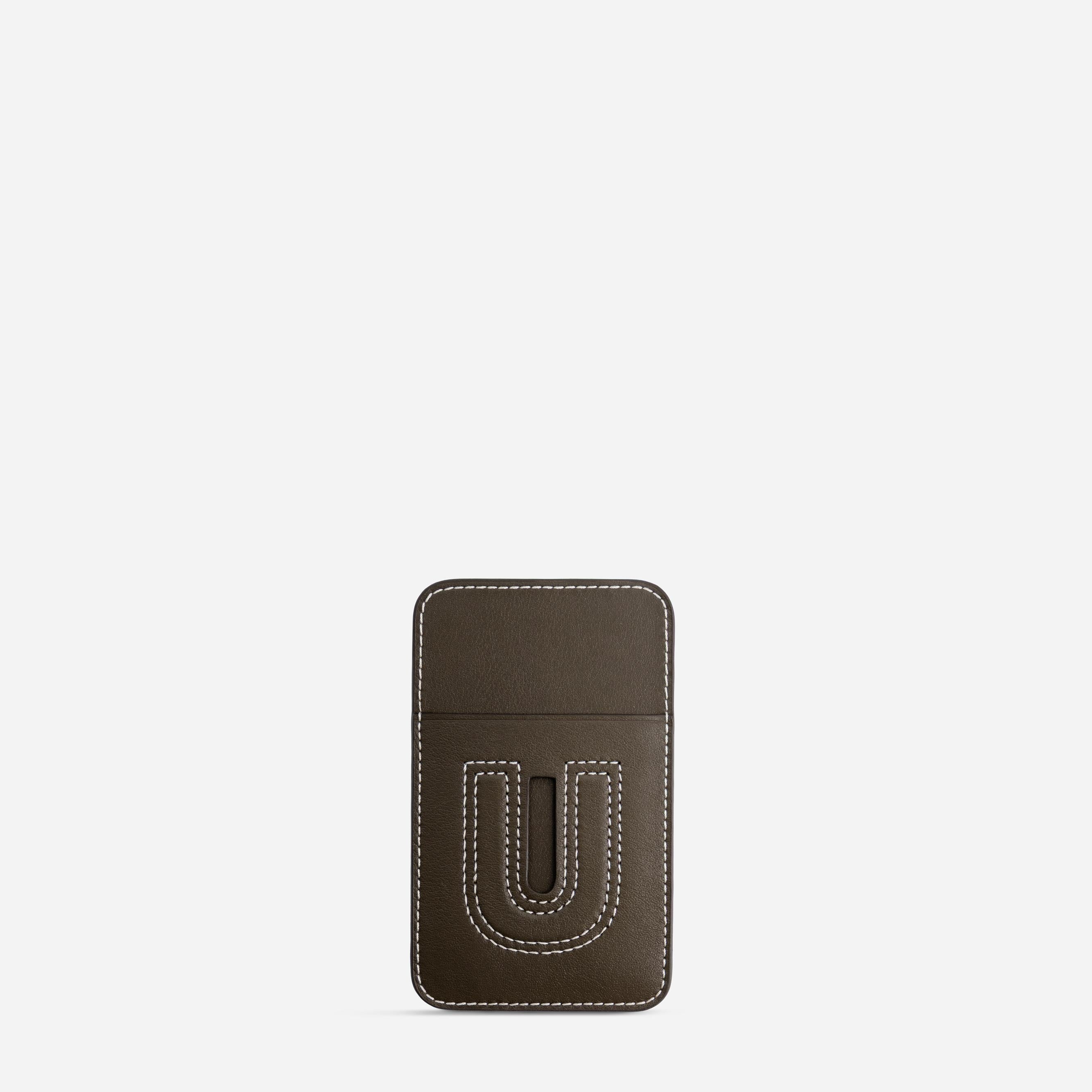 Cardholder U - Truffle Green