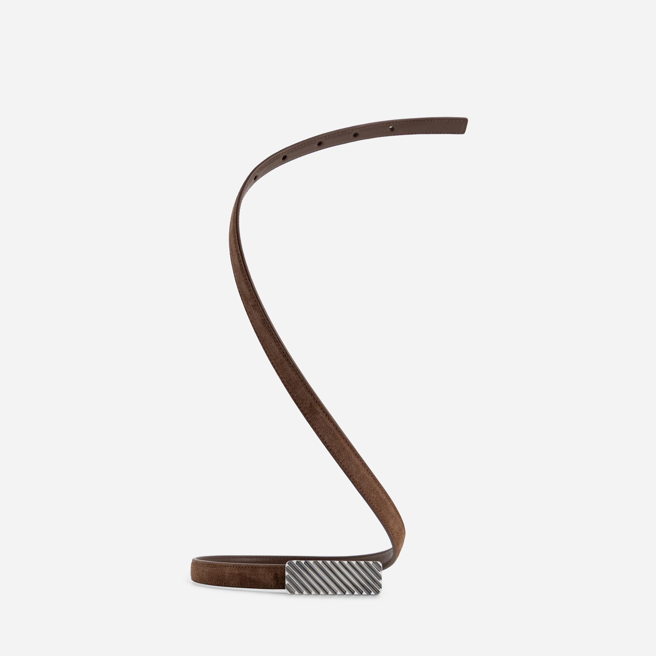 Isla Belt - Suede Espresso