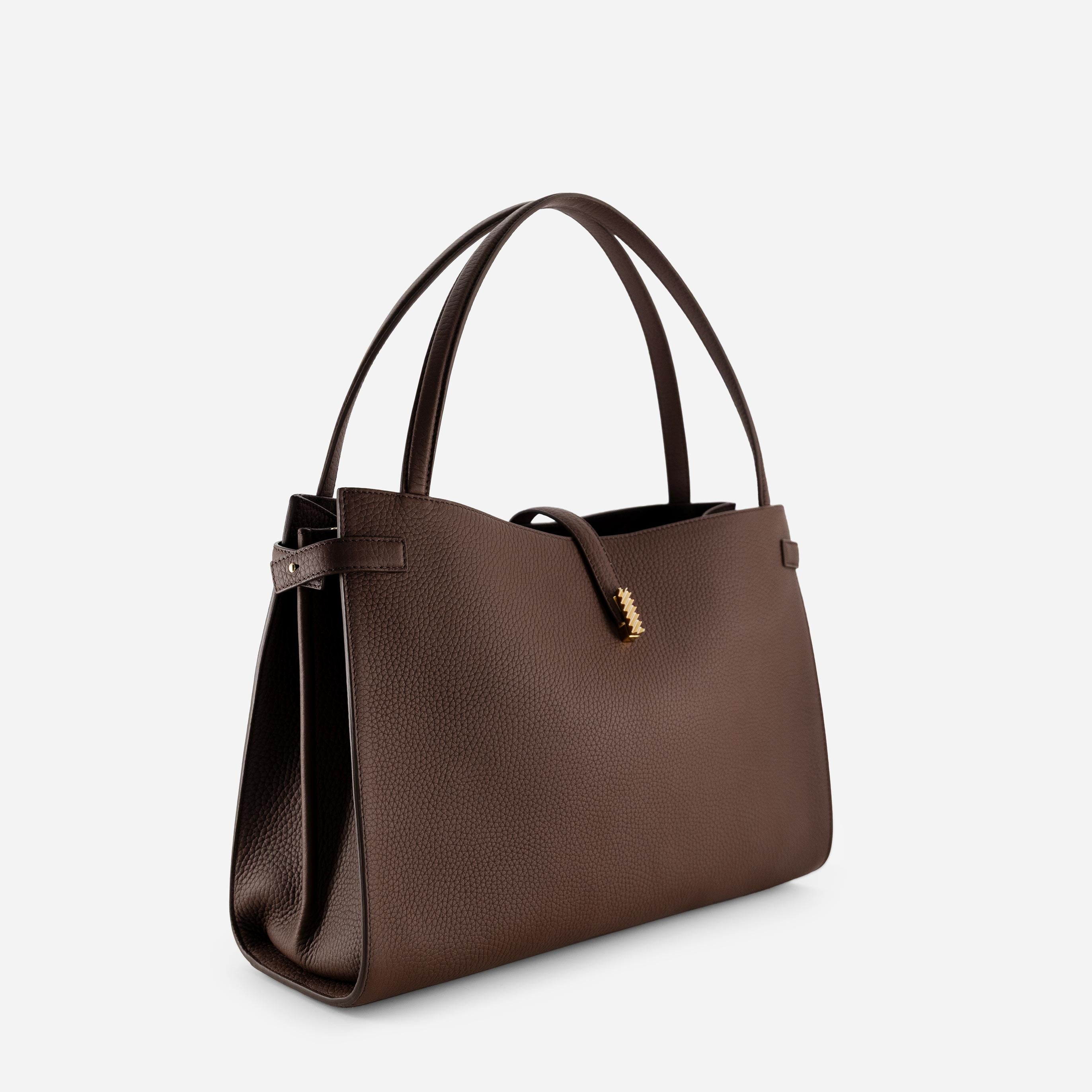 Isla Tote - Grained Espresso