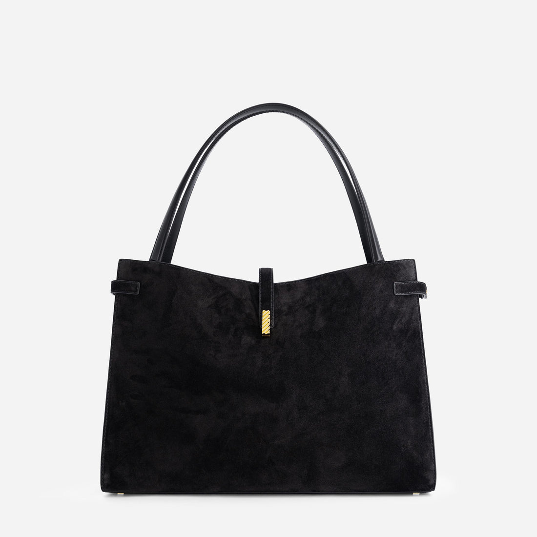 Isla Tote in Suede Black