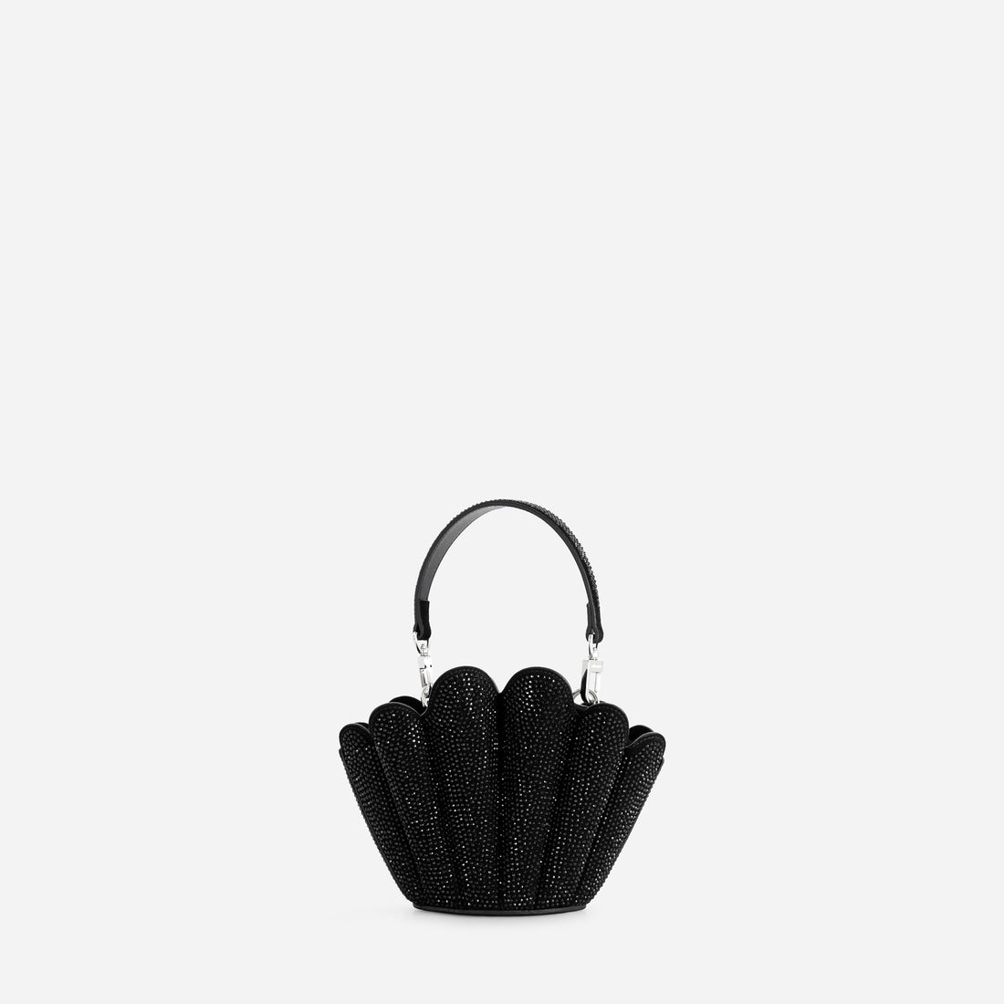 Micro Seashell bag in Crystal Black