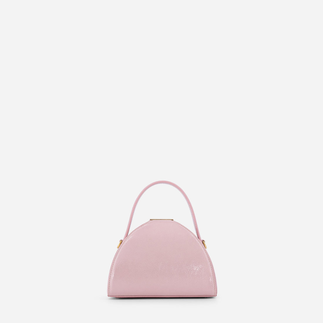 Mini Pandora leather bag in Mermaid Pink