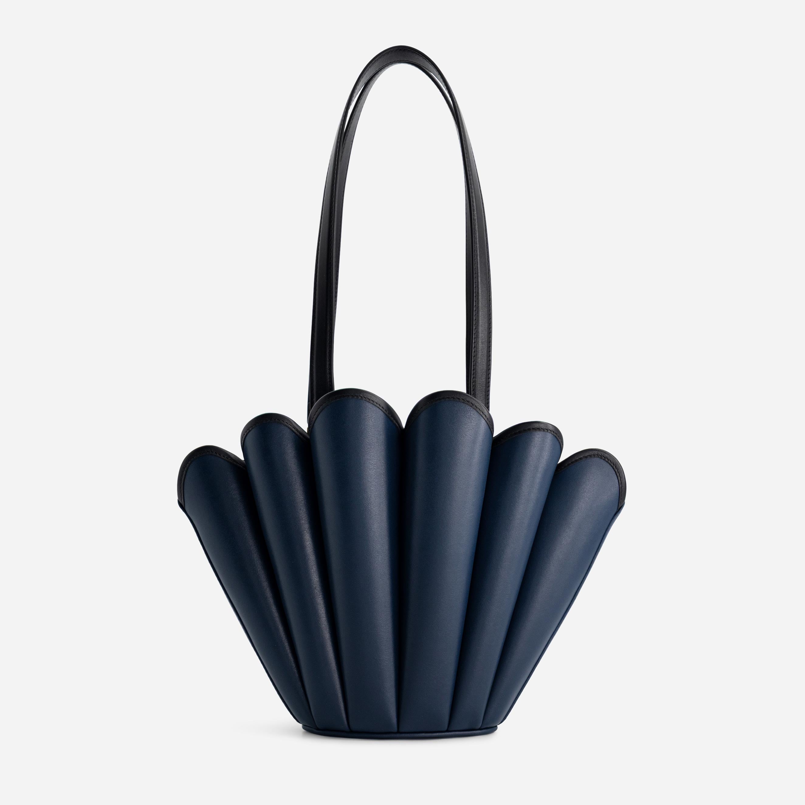 Mini Seashell Tote - Navy