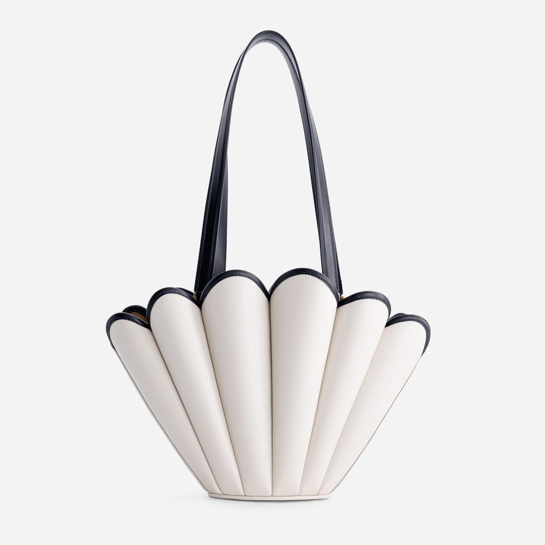 Mini Seashell Tote in Off White