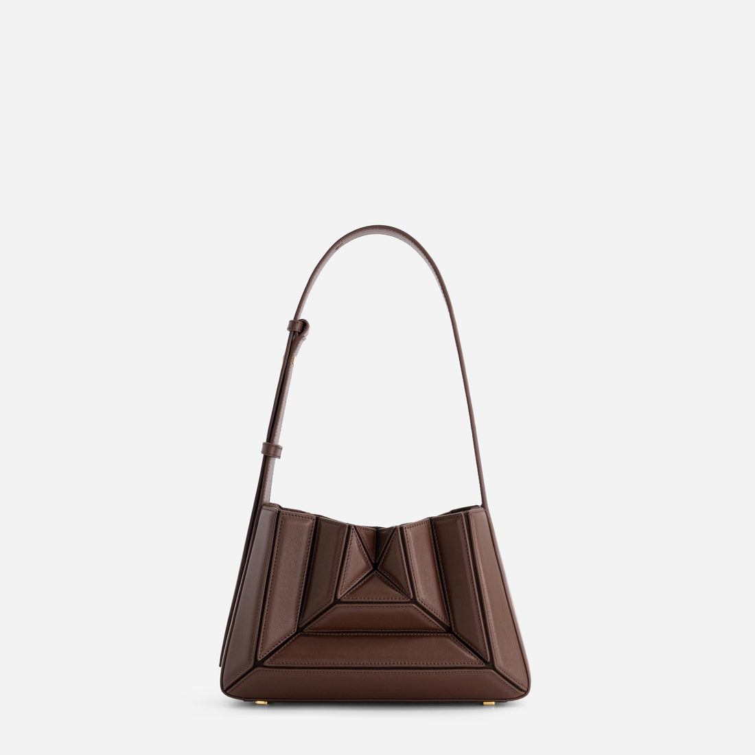 Mini Sera Éclat leather bag in Espresso
