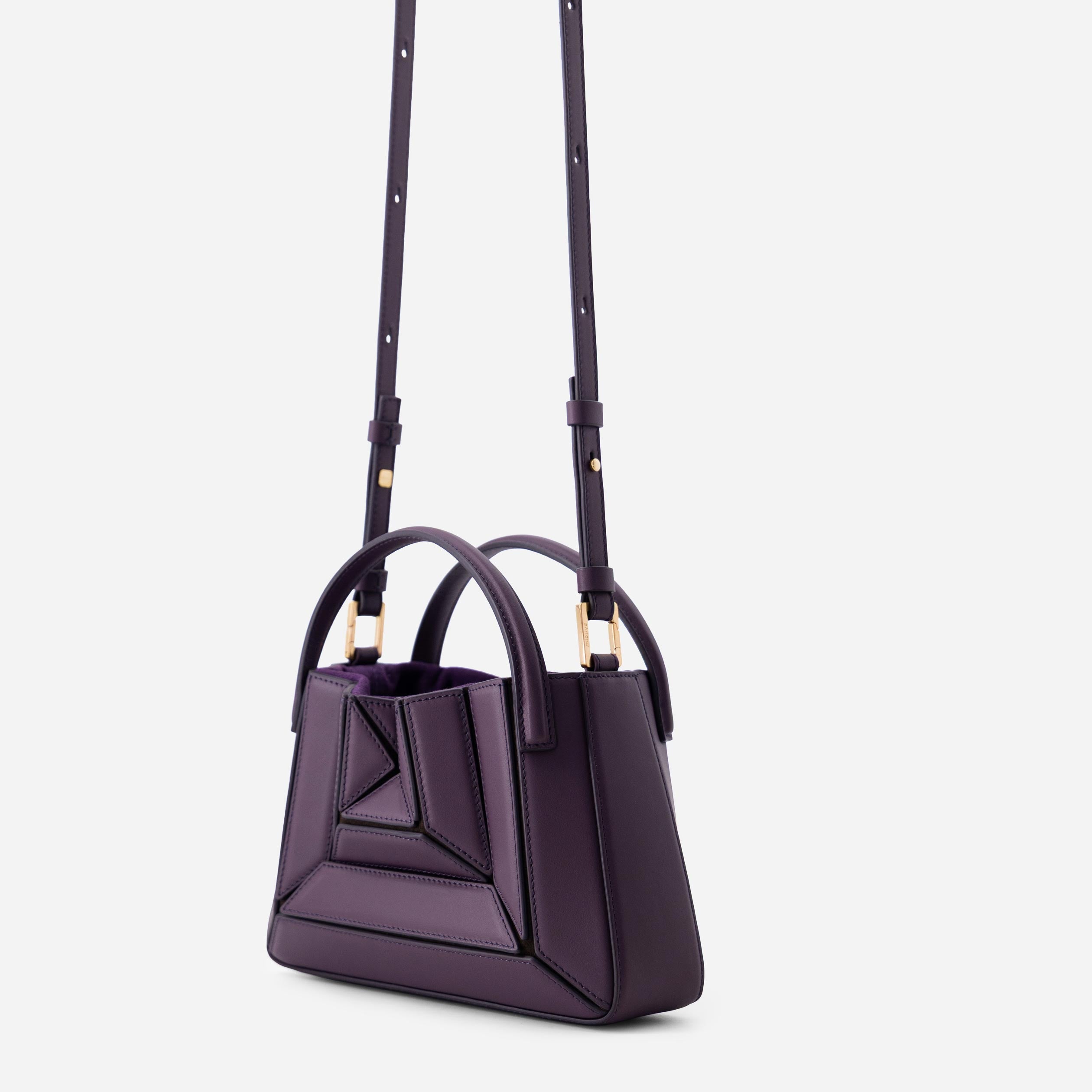 Mini Sera Tote - Dark Grapes