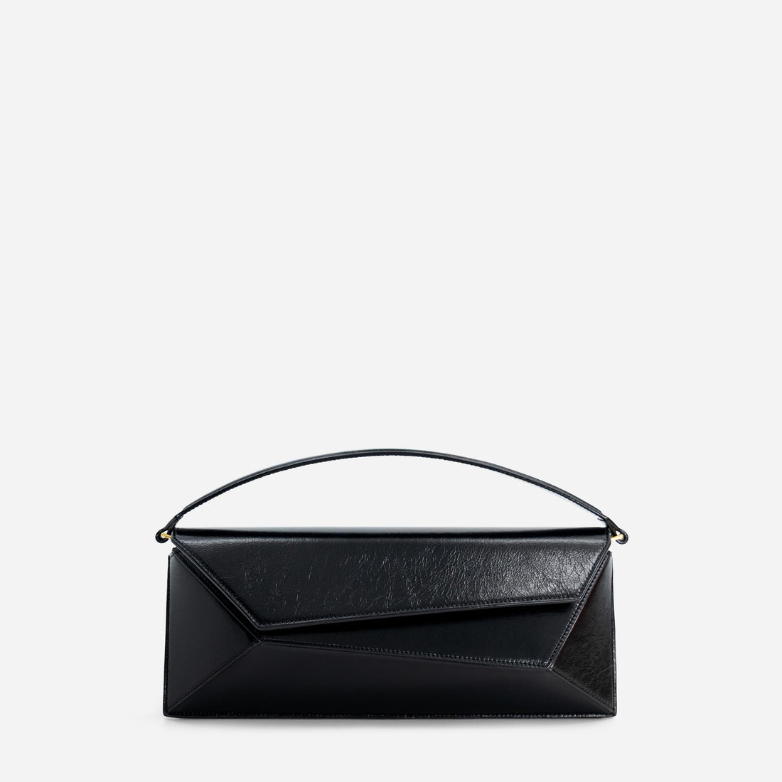 Naomi Baguette in Crinkled Black