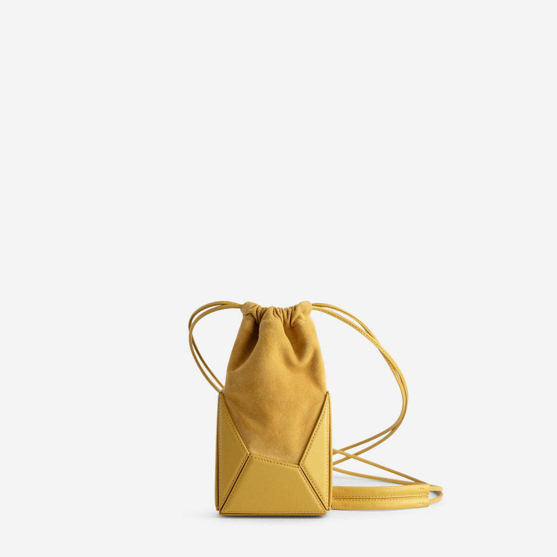 Naomi Phone Pouch in Vintage Yellow
