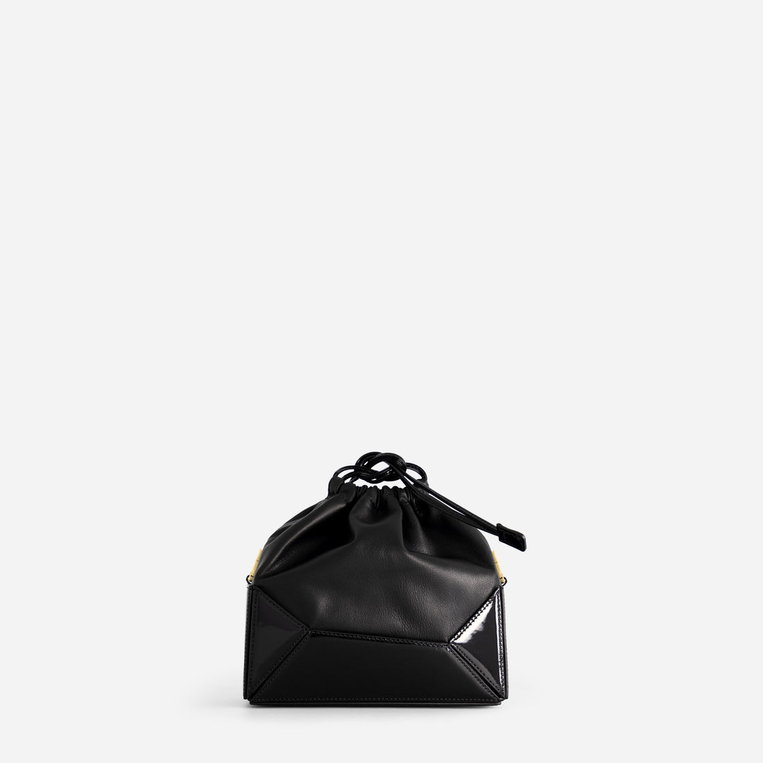 Naomi Pouch in Patent Black