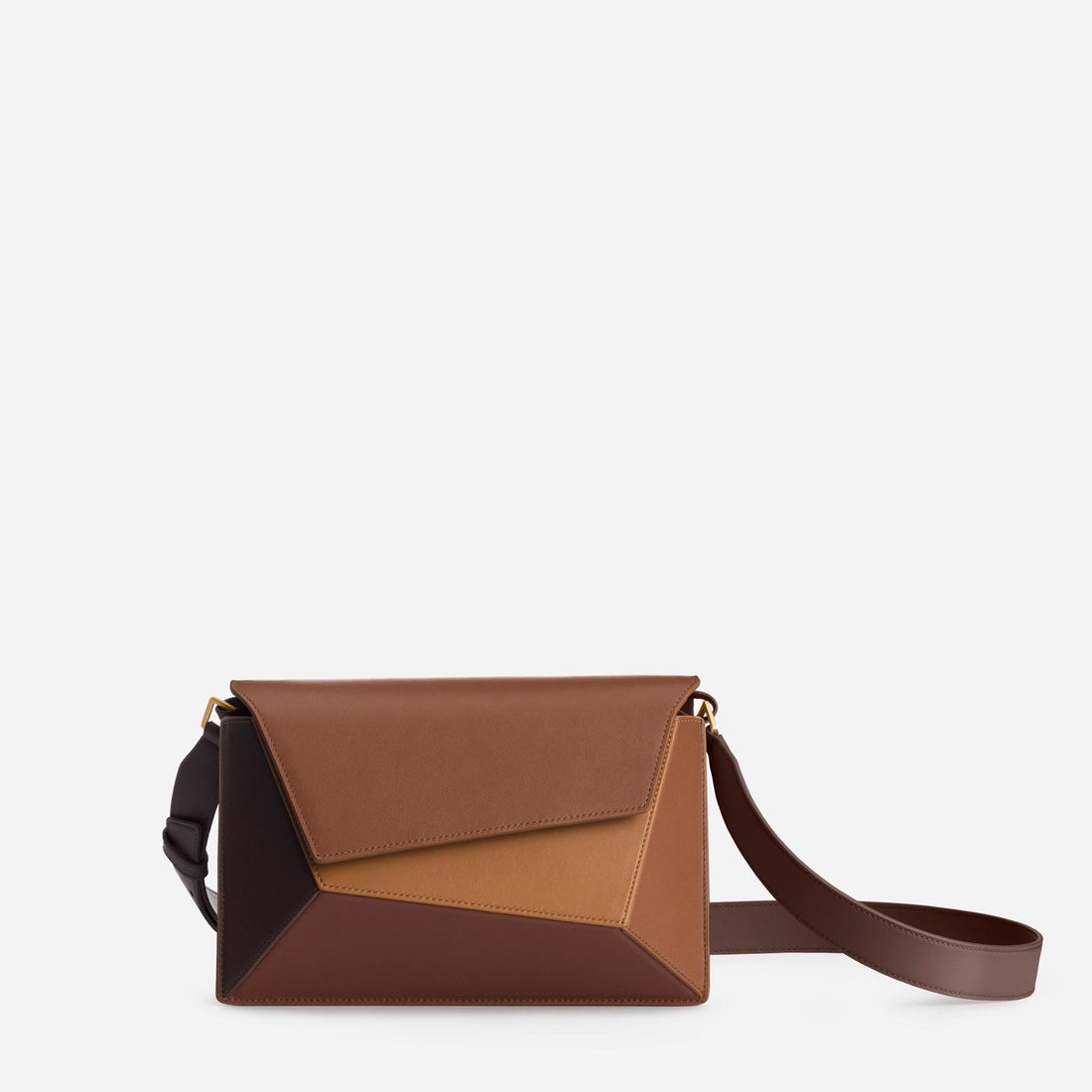 Naomi leather bag in Praline