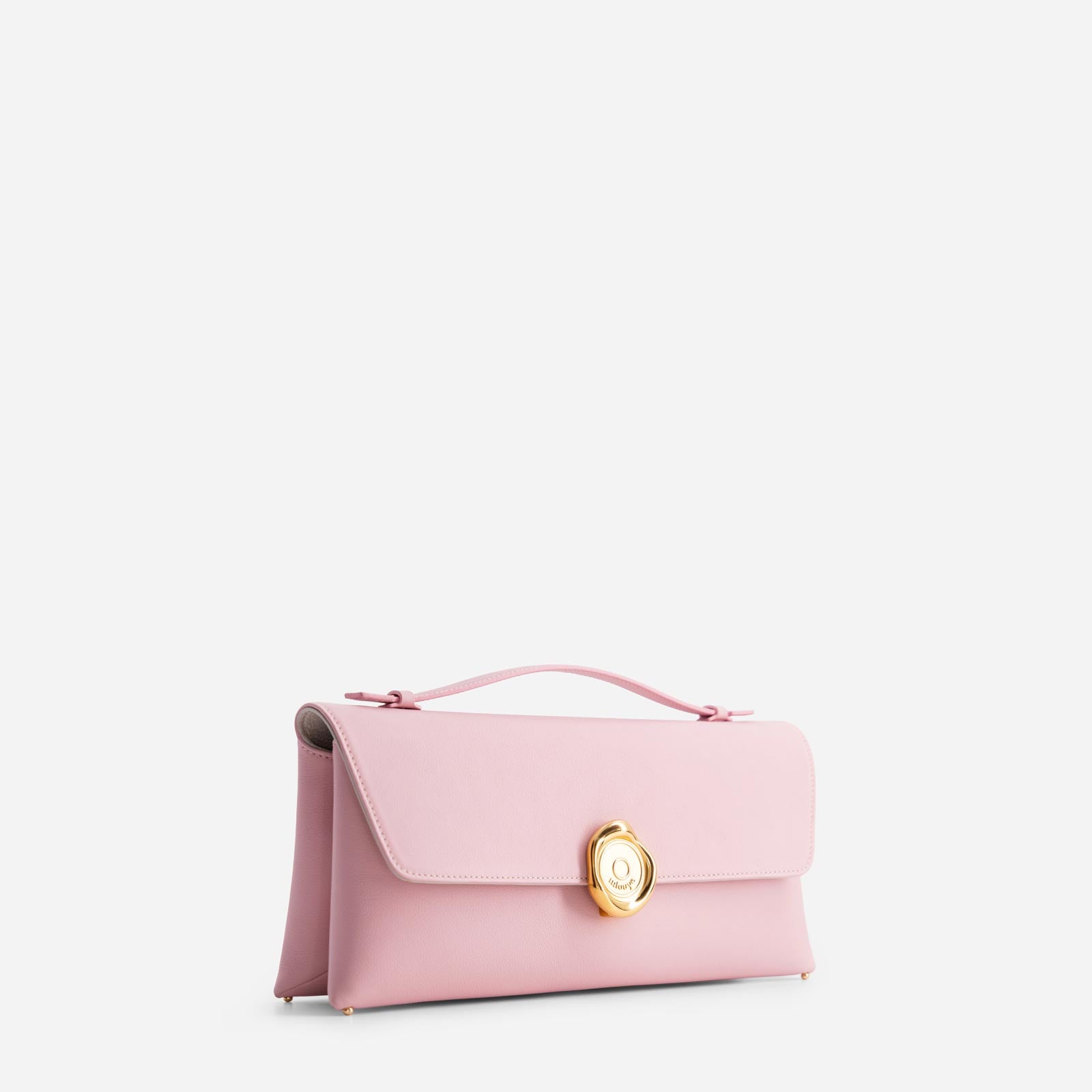 Seal Double Clutch - Baby Pink