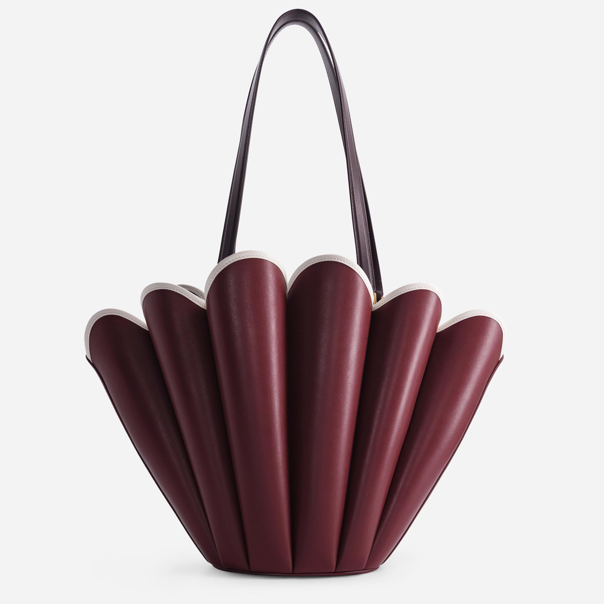 Seashell Tote - Bordeaux