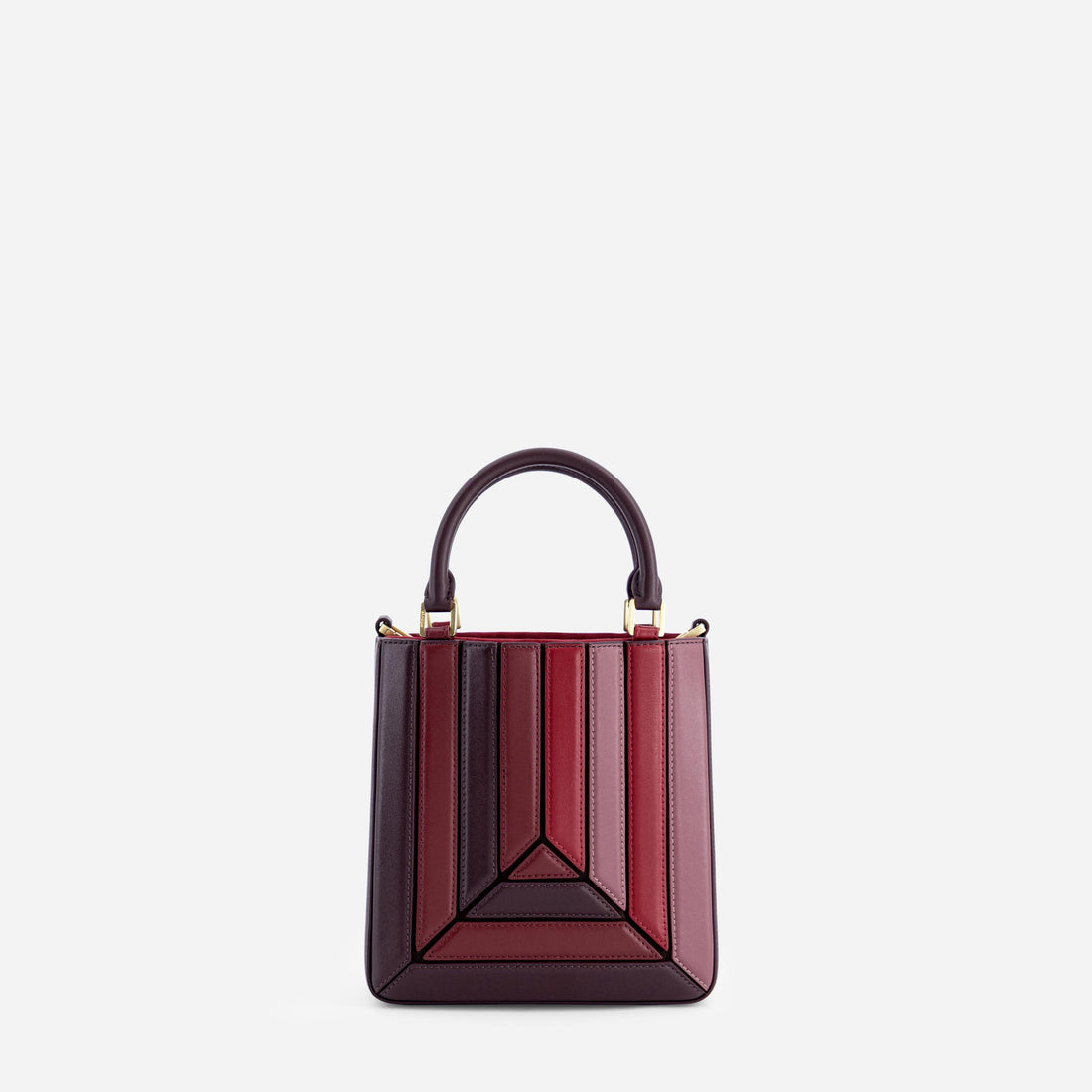 Sera Tall Tote Mini in Cranberry