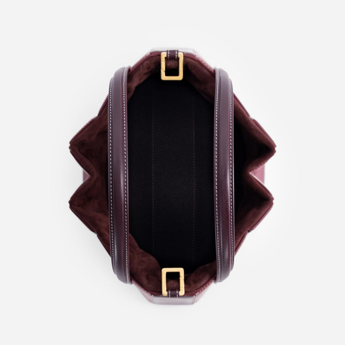 Sera Tote - Bordeaux&Off White