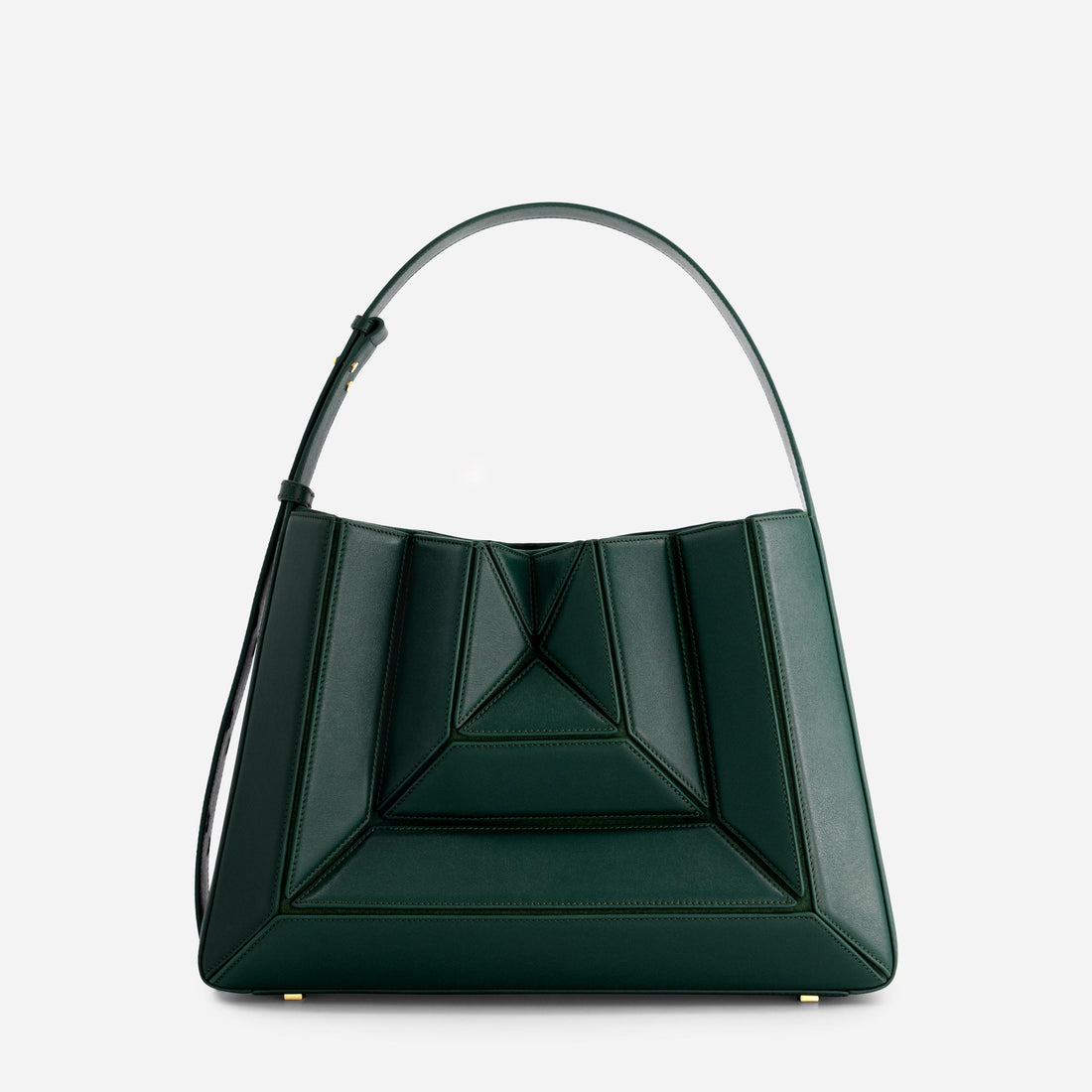 Sera Éclat leather bag in Duck Green