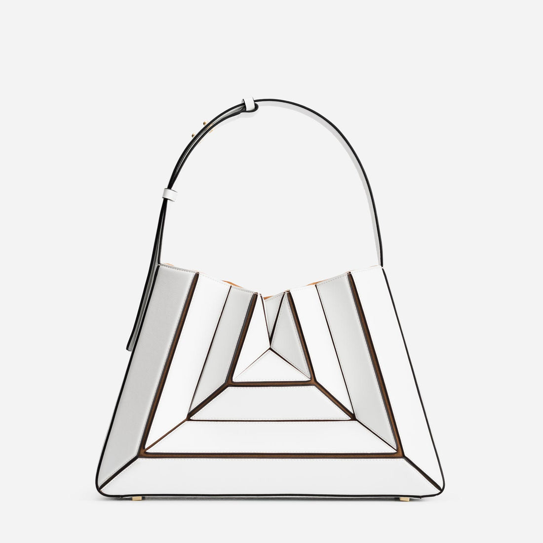 Sera Éclat leather bag in White