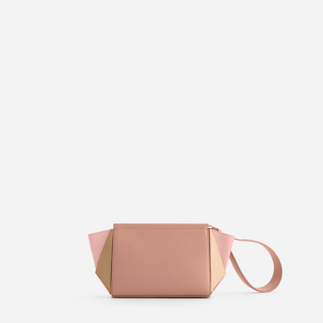 Small Triangle Pouch in Terracotta