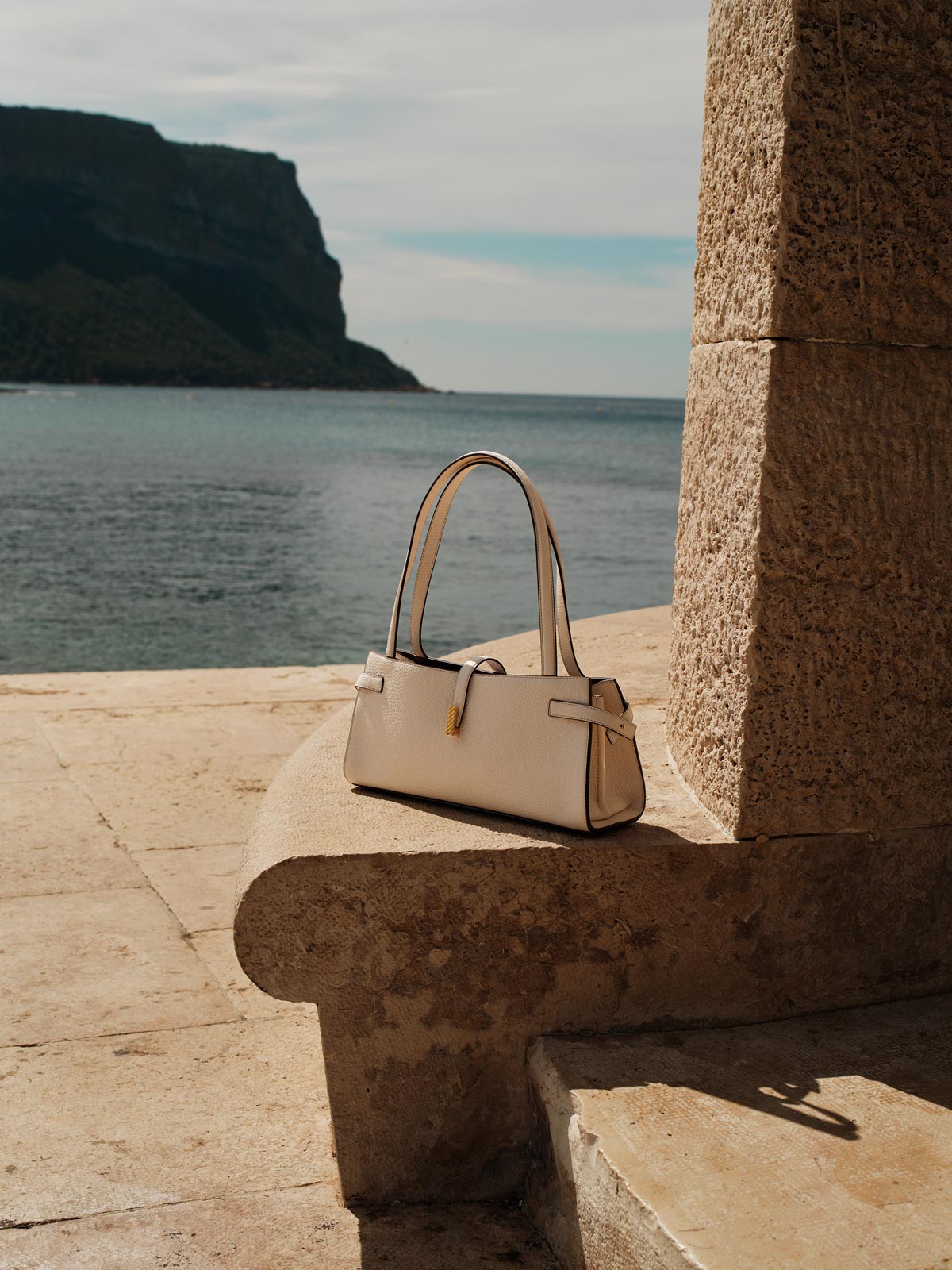 【美品】type T long / eternal lace etoupe Isla Wide Tote - Etoupe
