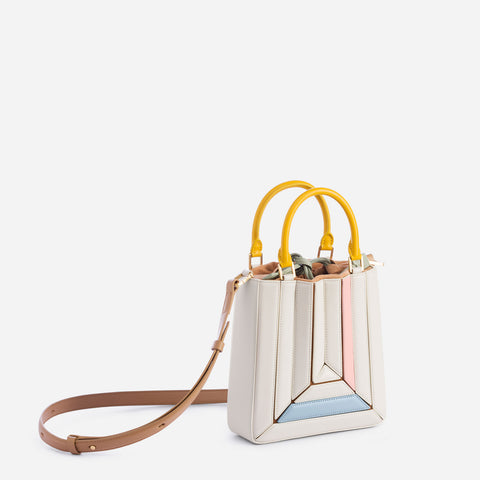Sera Tall Tote Mini - Sprinkles Off White