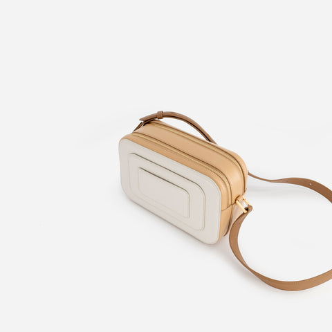 Art Deco Camera Bag - Off White