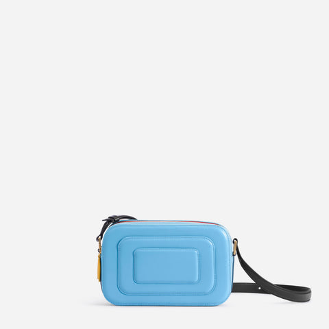 Art Deco Camera Bag - Sky Blue