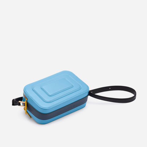 Art Deco Camera Bag - Sky Blue