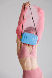 Art Deco Camera Bag - Sky Blue