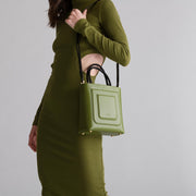 Art Deco Tote - Calla Green