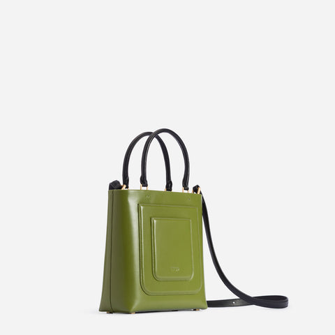 Art Deco Tote - Calla Green