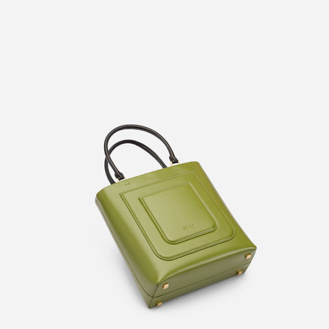 Art Deco Tote - Calla Green