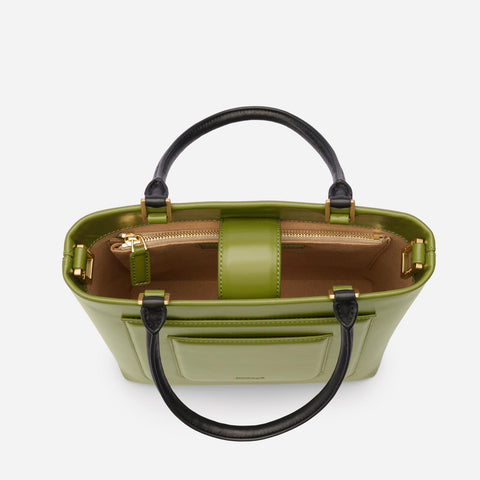 Art Deco Tote - Calla Green